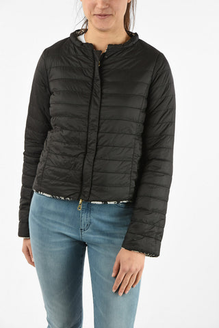 Lightweight Floral Printed Reversible EARINE-ERRE Down Jacket