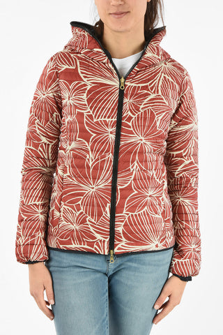 Lightweight Floral Printed Reversible CARIATRE-ERRE Down Jacket