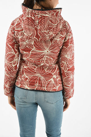 Lightweight Floral Printed Reversible CARIATRE-ERRE Down Jacket