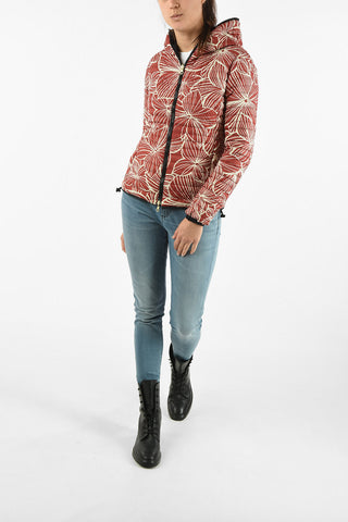 Lightweight Floral Printed Reversible CARIATRE-ERRE Down Jacket