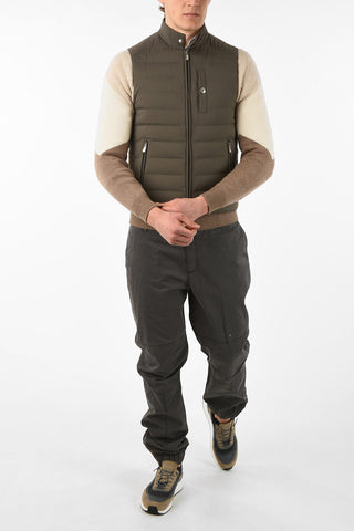 Piumino Smanicato con Chiusura Zip
