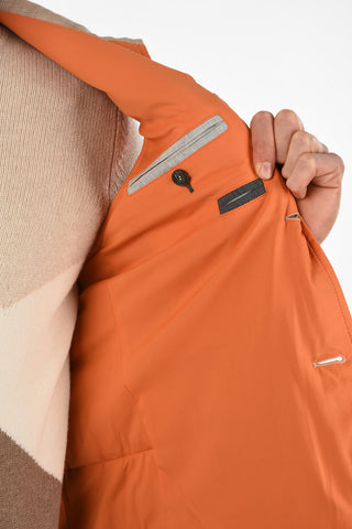 Houndsthooth Sleeveless Down Jacket