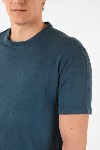 ZZEGNA Linen Crew-Neck T-Shirt