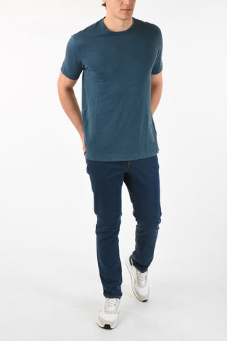 ZZEGNA Linen Crew-Neck T-Shirt