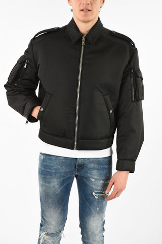 Utility Padded Jacket with Zip Closure