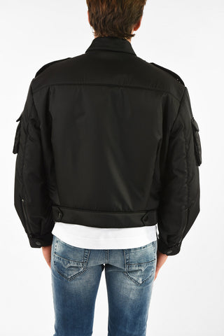 Utility Padded Jacket with Zip Closure