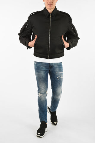 Utility Padded Jacket with Zip Closure