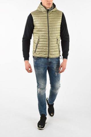 Lightweight Sleeveless ESACO-ERRE Reversible Down Jacket