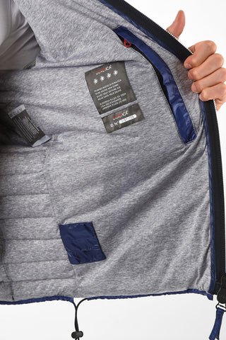 Lightweight ACELO Down Jacket with Zip Closure