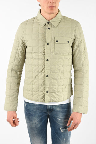 Lightweight AEGNOR Down Jacket with Button and Zip Closure