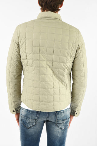 Lightweight AEGNOR Down Jacket with Button and Zip Closure