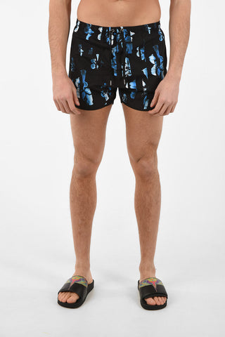 Printed SLIDING ANEMONE Swim Shorts