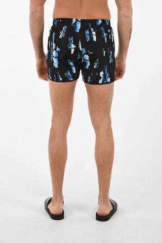 Printed SLIDING ANEMONE Swim Shorts