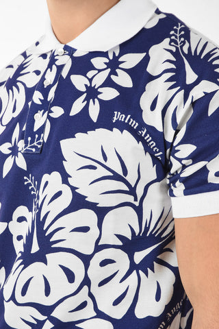 Cotton Printed HAWAIIAN BOWLING Polo 