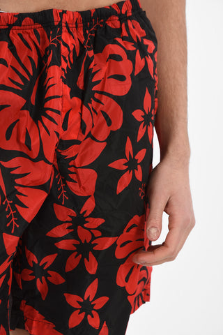 Printed HAWAIIAN Multipocket Swimsuit