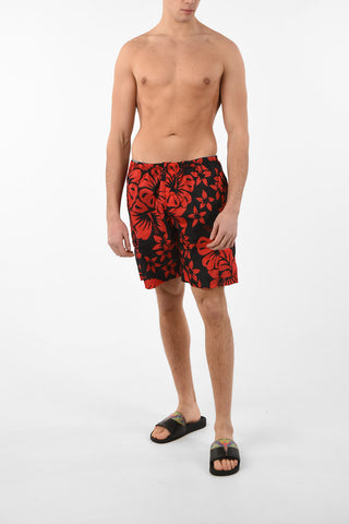 Printed HAWAIIAN Multipocket Swimsuit