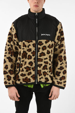 Faux Fur ANIMALIER Jacket with Zip Closure