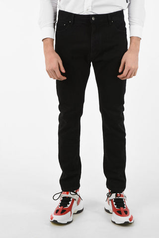 Printed 5 Pocket Slim Fit Jeans 17 cm