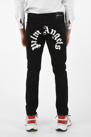 Printed 5 Pocket Slim Fit Jeans 17 cm