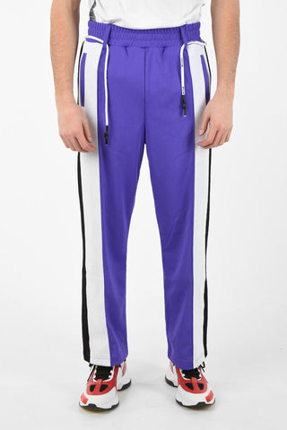 Fabric SIDEBAND TRACK Joggers with Belt Loops
