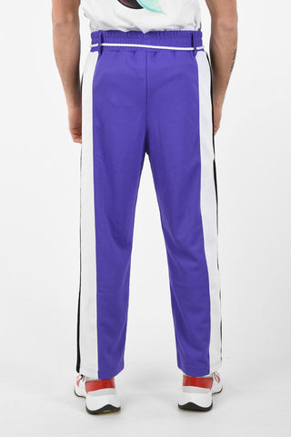 Fabric SIDEBAND TRACK Joggers with Belt Loops