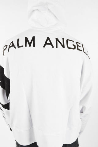 Printed Cotton STENCIL Hoodie with Maxi Patch Pocket