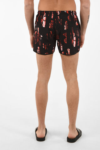 Printed SLIDING ANEMONE Swim Shorts