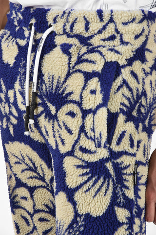 Floral Printed HAWAIIAN Joggers with Drawstring Closure