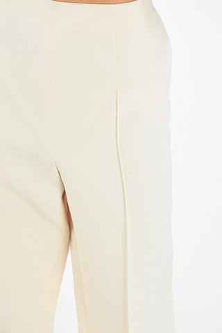 Virgin Wool and Silk Single Pleat Pants  