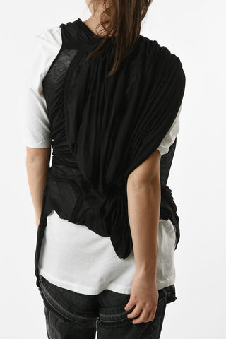 LILIES Sleeveless Asymmetrical Jacket