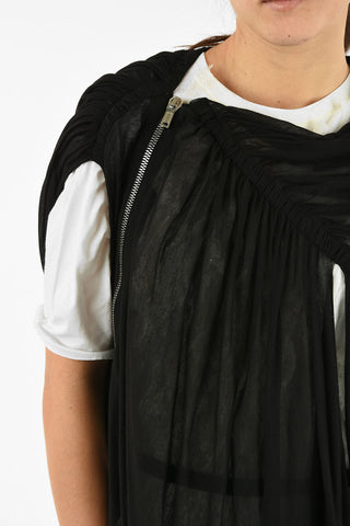 LILIES Sleeveless Asymmetrical Jacket