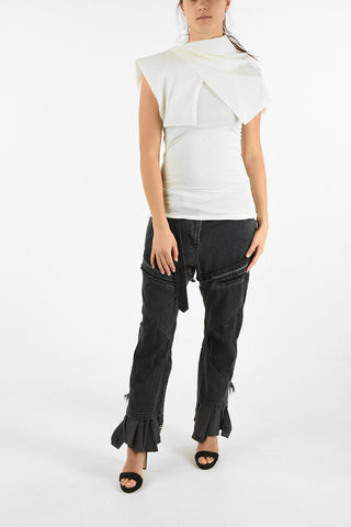 Cotton Unstructured CHALK Top