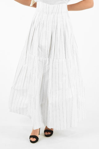 Flare Skirt with Jetted Pockets
