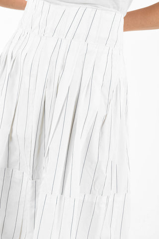 Flare Skirt with Jetted Pockets
