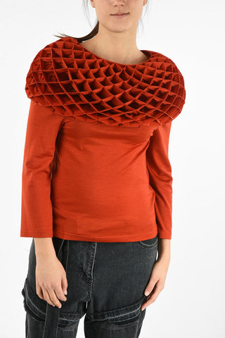 JUNYA WATANABE Wool ¾ Sleeve Top