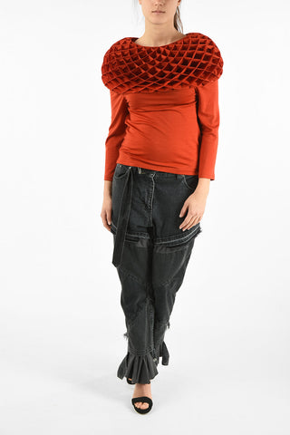 JUNYA WATANABE Wool ¾ Sleeve Top