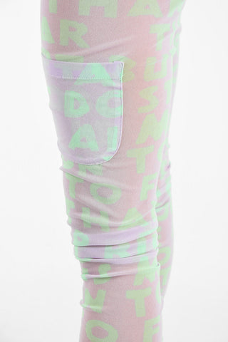 MM6 Leggings Stampati con Tasca 