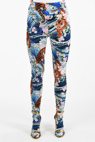 Oriental Printed Leggings