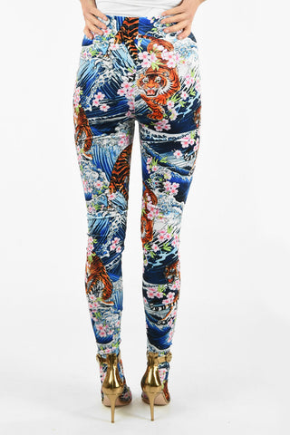 Oriental Printed Leggings