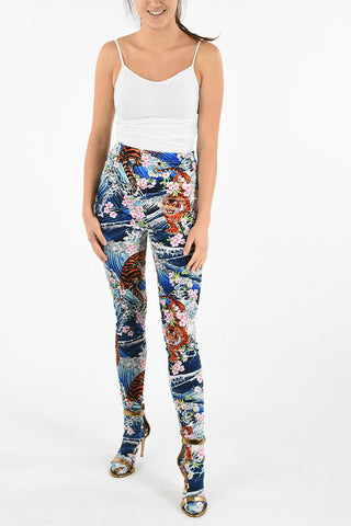 Oriental Printed Leggings