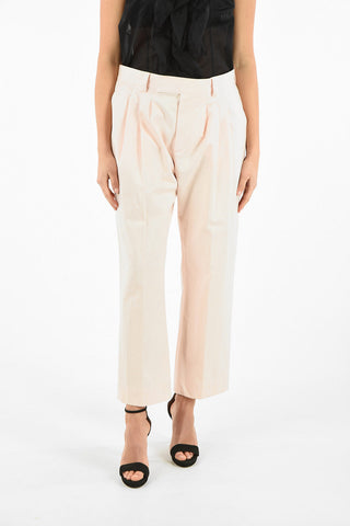 Double Pleated QUARTZ Pants with Belt Loops