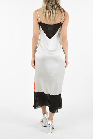 MM1 SPAGHETTI STRAP SILK MAXI DRESS