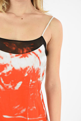 MM1 SPAGHETTI STRAP SILK MAXI DRESS