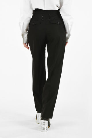 MM0 High-Rise Waist Double Breasted Pants