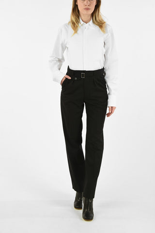 MM0 High-Rise Waist Double Breasted Pants