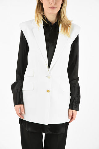 MM0 Center split 2 Button Single Breasted Waistcoat