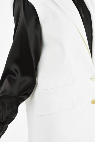 MM0 Center split 2 Button Single Breasted Waistcoat