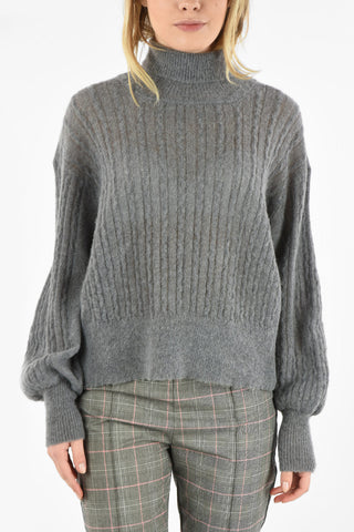 turtle neck cable knit Sweater