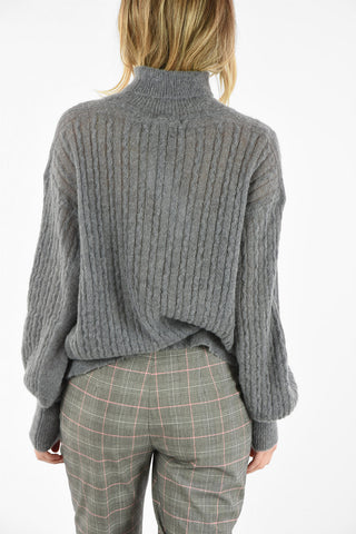 turtle neck cable knit Sweater