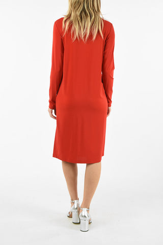 MM6 FULL ZIP A-LINE DRESS